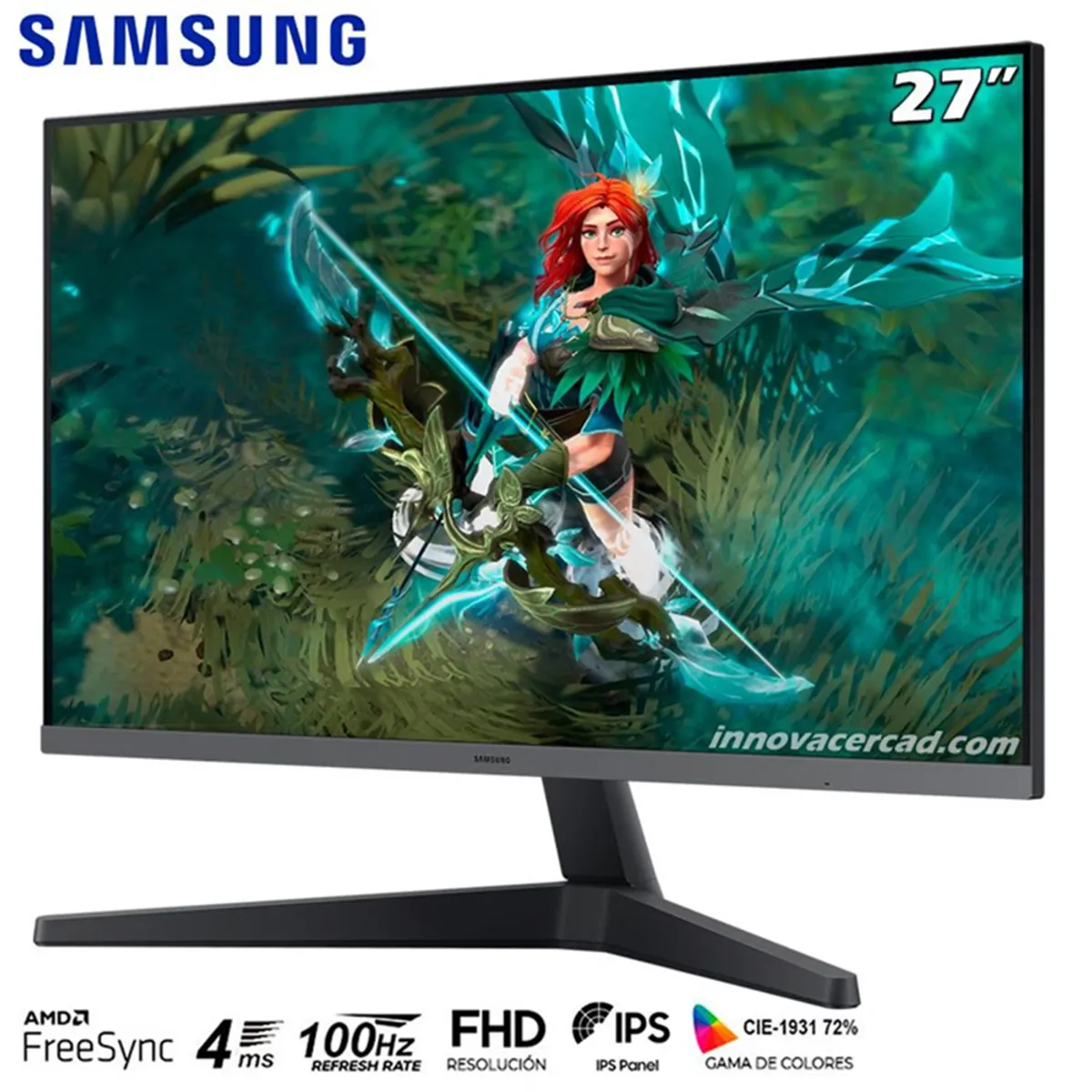SAMSUNG - MONITOR SAMSUNG ESSENTIAL S3 27 IPS FHD 100Hz 4ms FreeSync