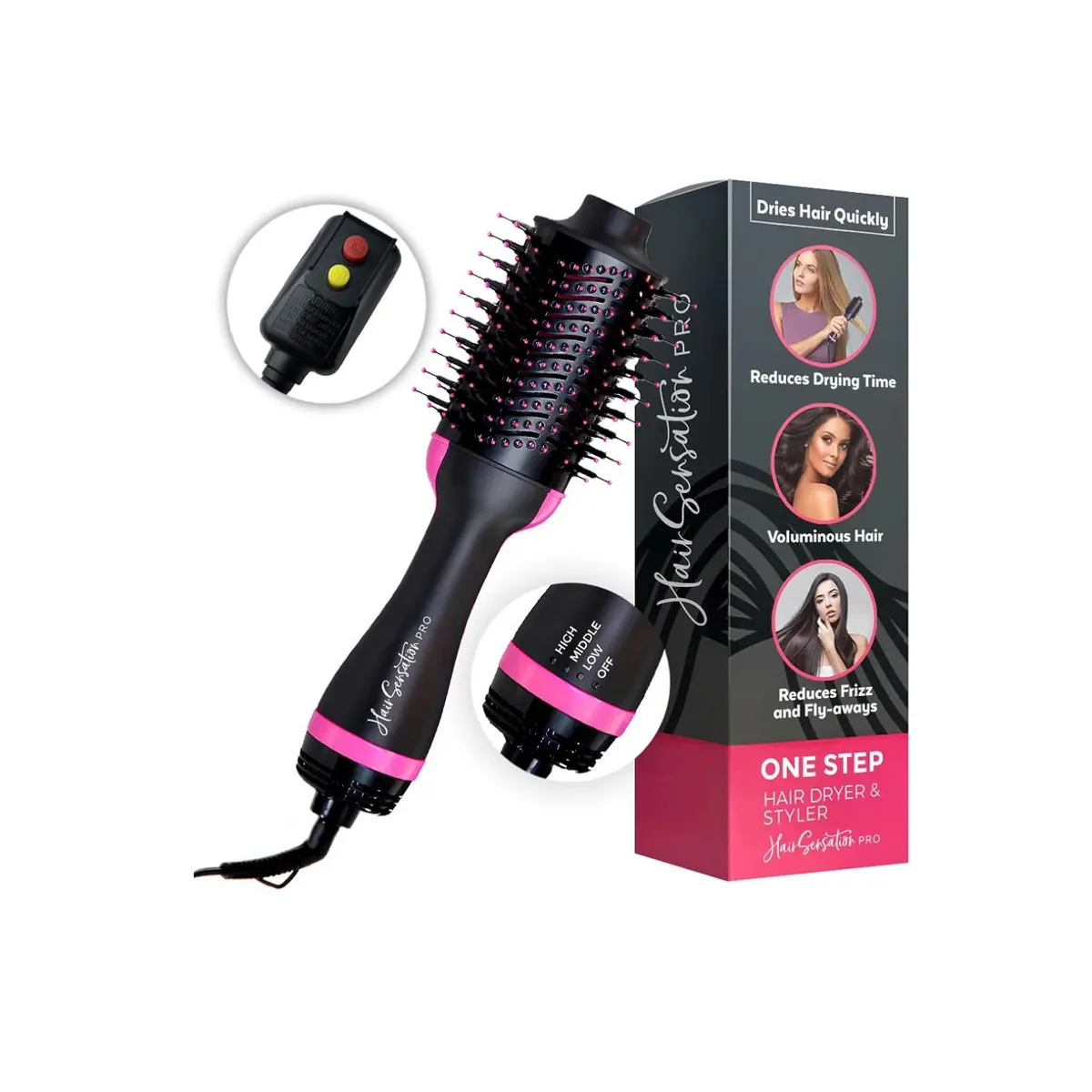 GENERICO - Cepillo Alisador de 3000 W