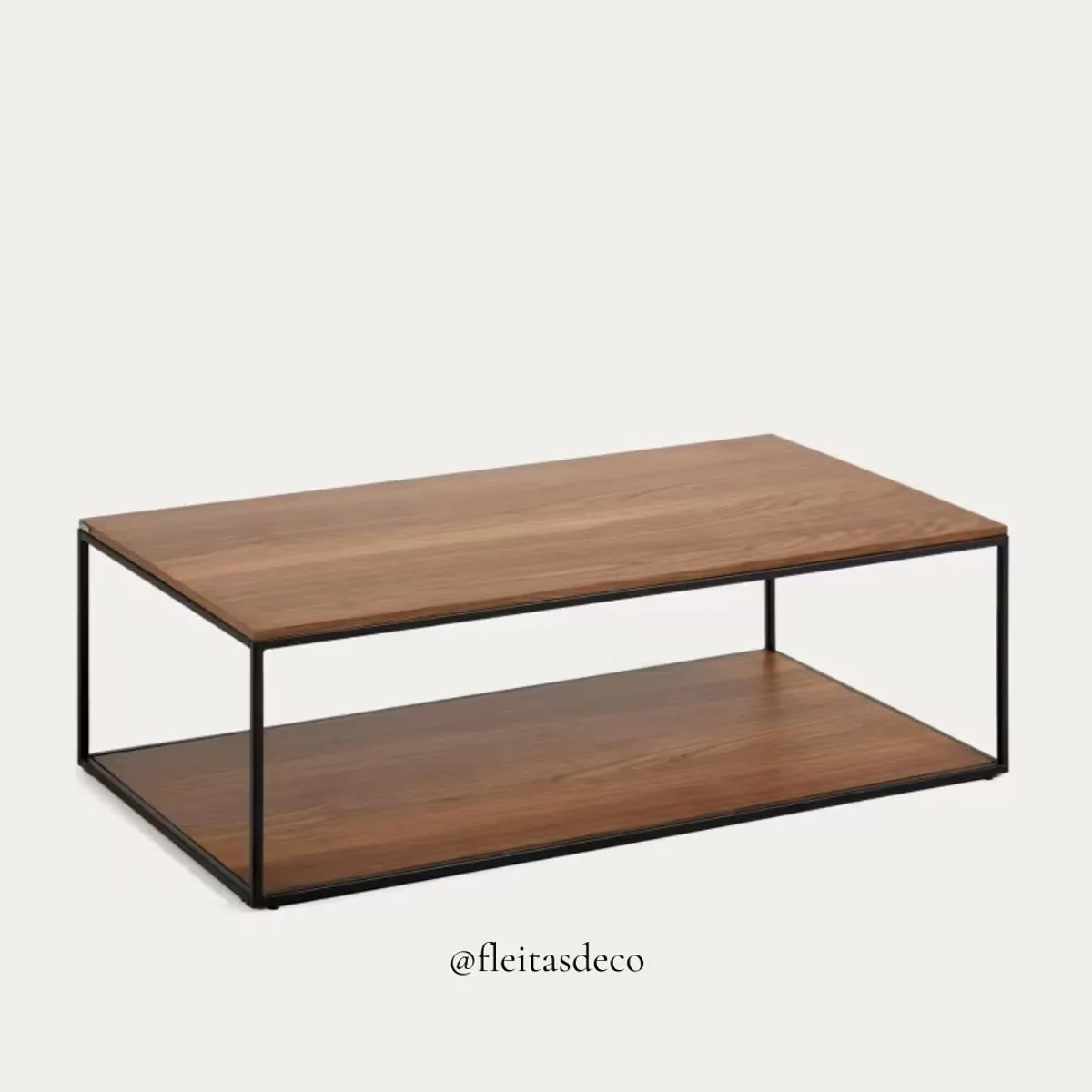 GENERICO - MESA DE CENTRO GAROTA DE MDF ENCHAPADO