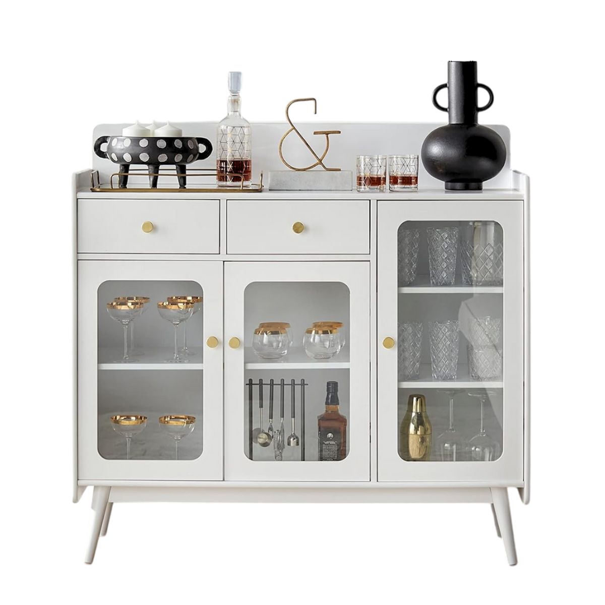 GENERICO - Aparador Vitrina Fausti Blanco Muebles Gaudi