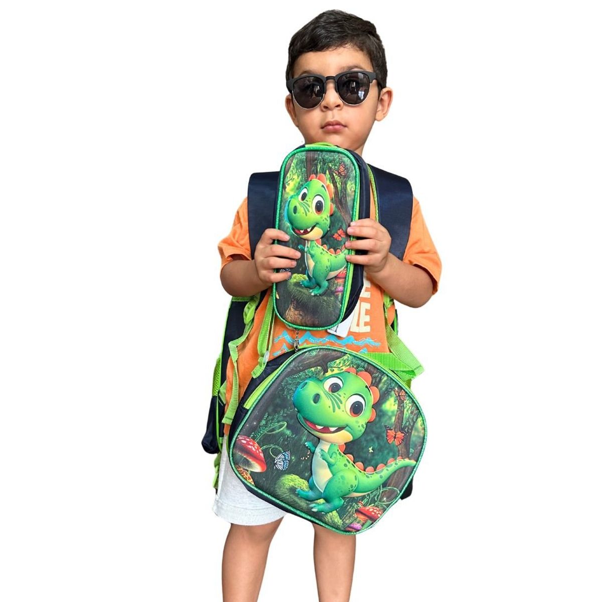 GENERICO - Set De Mochila 3d Lonchera Estuche Con Relieve