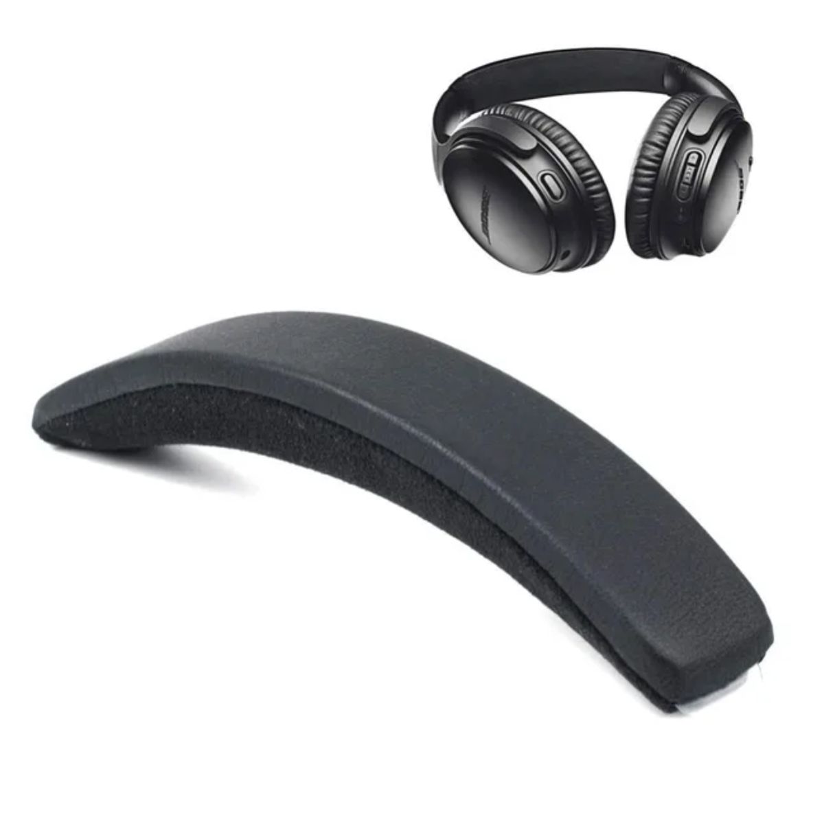 GENERICO - Cojin de vincha para audífono BOSE QC25 QC15 QC35 AE2 NEGRO
