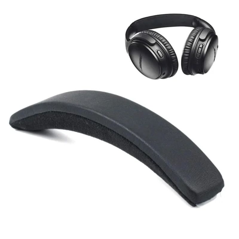 GENERICO - Cojin de vincha para audífono BOSE QC25 QC15 QC35 AE2 NEGRO