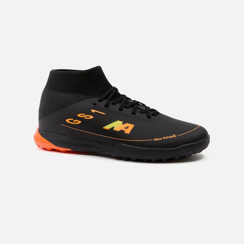 NEW ATHLETIC - Zapatillas New Athletic Football Guets101 Negro Con Naranja Juvenil