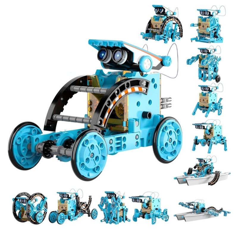 GENERICO - Robot Solar Didáctico Armable  12 en 1