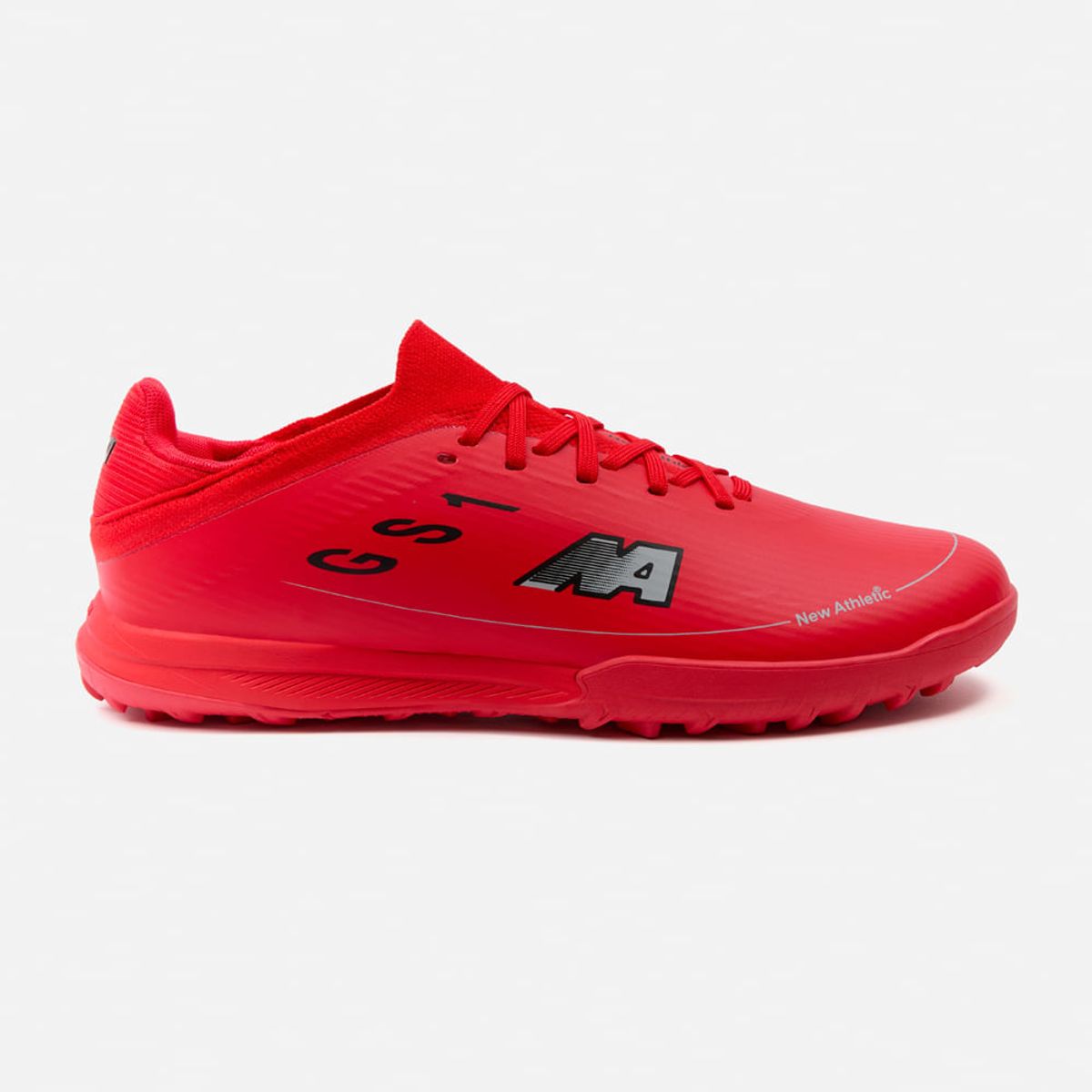 NEW ATHLETIC - Zapatillas New Athletic Football Guets108 Rojo Con Negro Hombre