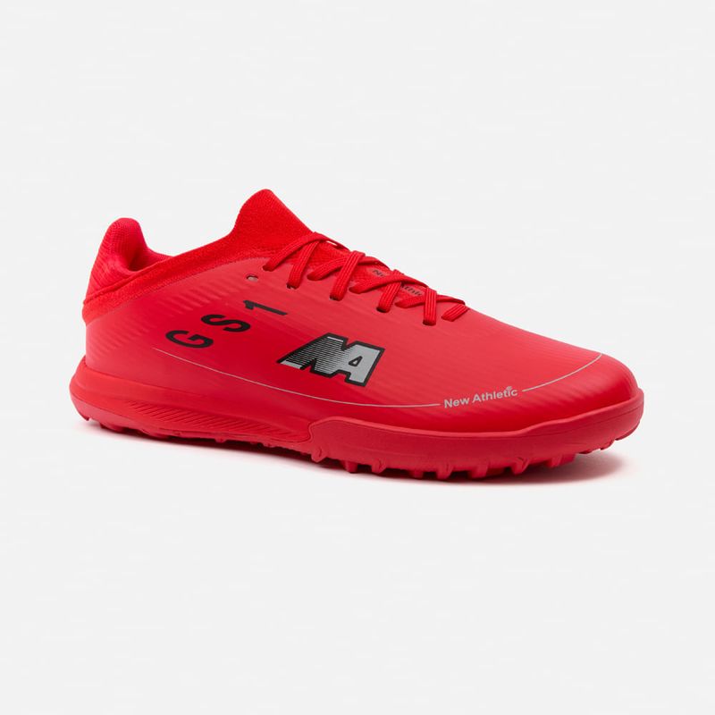 NEW ATHLETIC - Zapatillas New Athletic Football Guets108 Rojo Con Negro Hombre