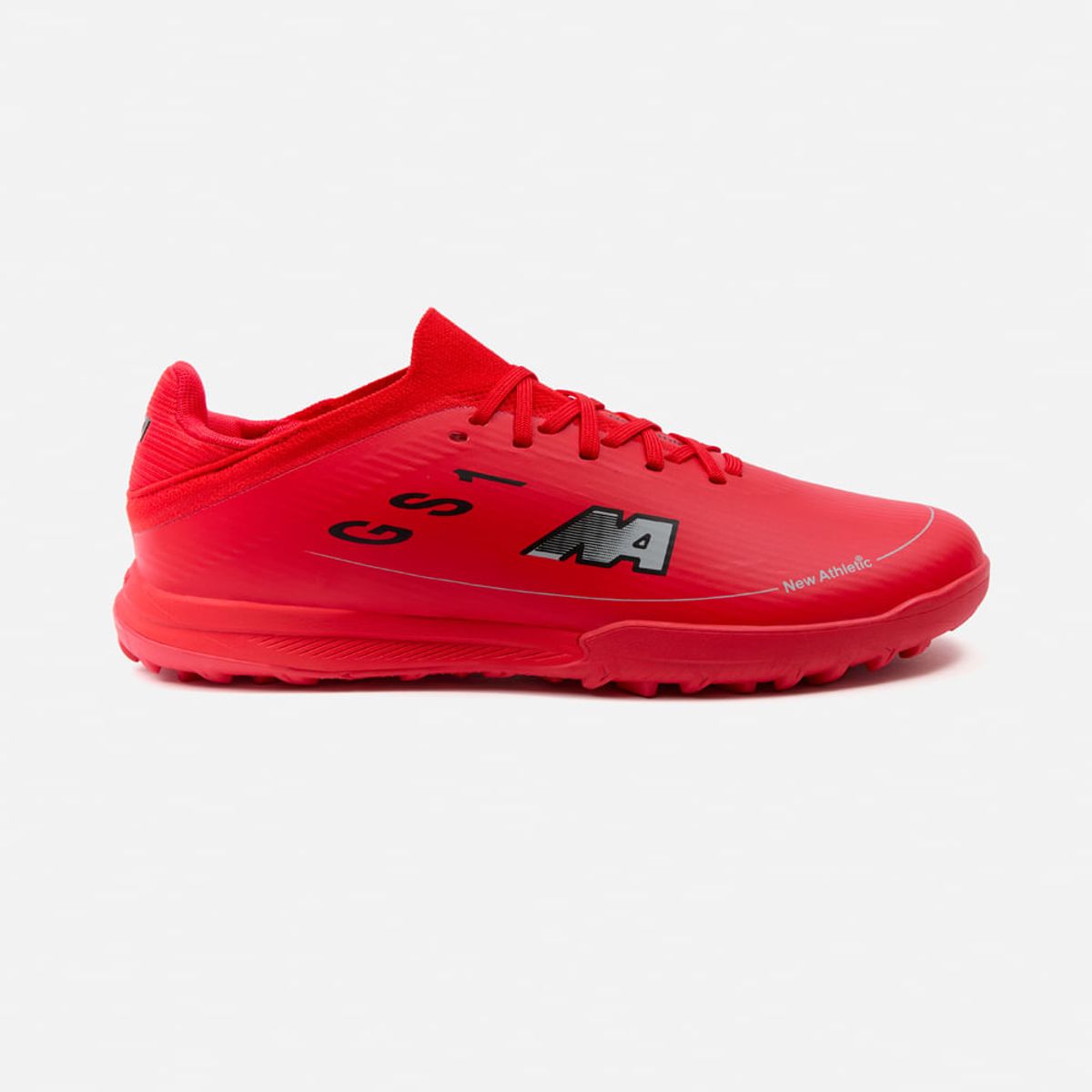 NEW ATHLETIC - Zapatillas New Athletic Football Guets108 Rojo Con Negro Juvenil