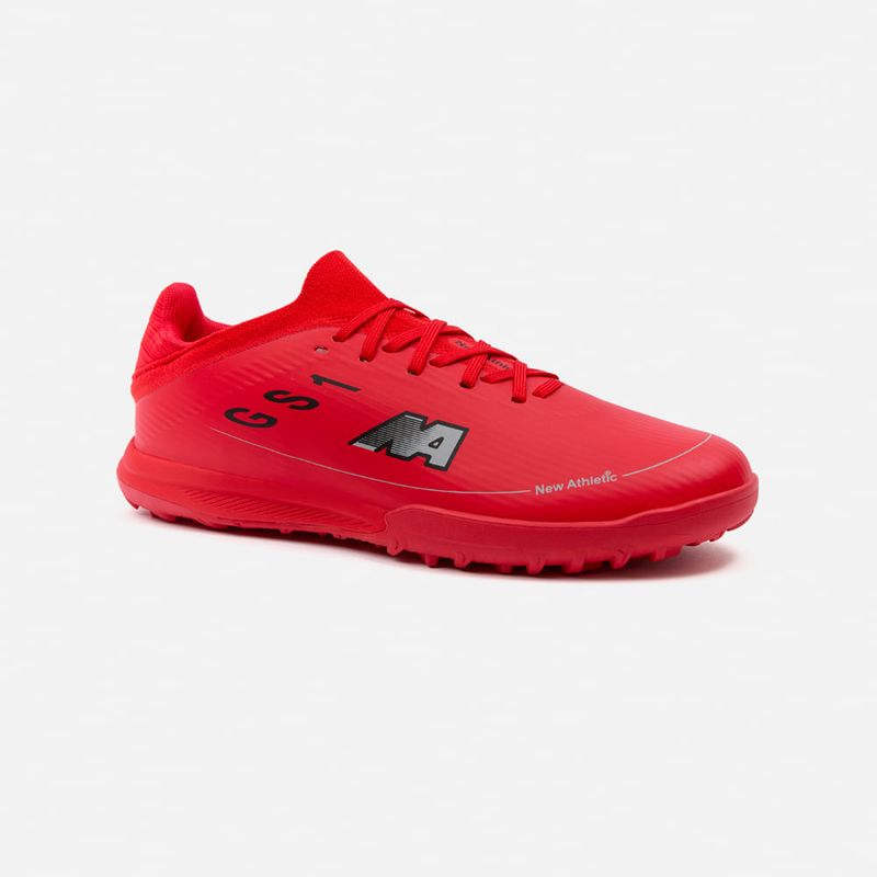 NEW ATHLETIC - Zapatillas New Athletic Football Guets108 Rojo Con Negro Juvenil