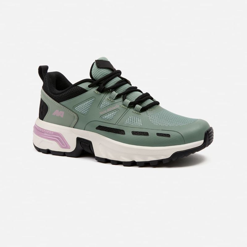 NEW ATHLETIC - Zapatillas New Athletic Outdoor Trocerr63 Verde Con Negro Mujer