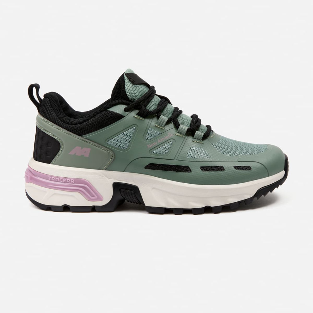 NEW ATHLETIC - Zapatillas New Athletic Outdoor Trocerr63 Verde Con Negro Mujer