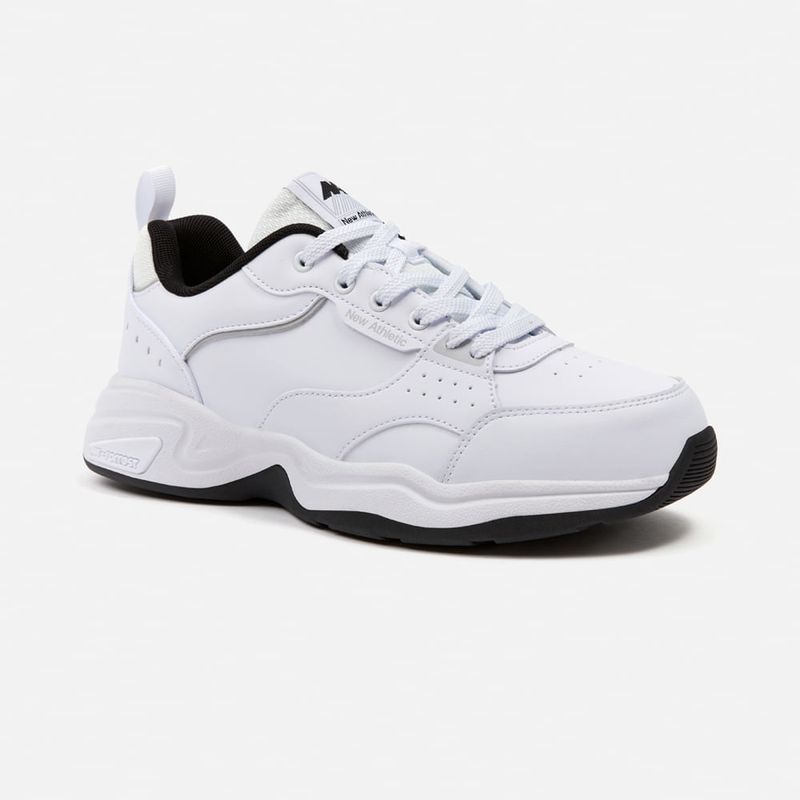 NEW ATHLETIC - Zapatillas New Athletic Tennis Forrest29 Blanco Con Negro Hombre