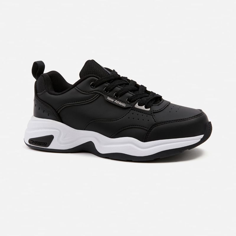 NEW ATHLETIC - Zapatillas New Athletic Tennis Forrest29 Negro Con Blanco Hombre