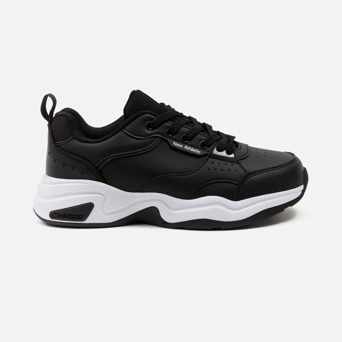 NEW ATHLETIC - Zapatillas New Athletic Tennis Forrest29 Negro Con Blanco Hombre