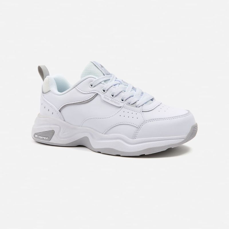 NEW ATHLETIC - Zapatillas New Athletic Tennis Forrest29 Blanco Con Gris Mujer