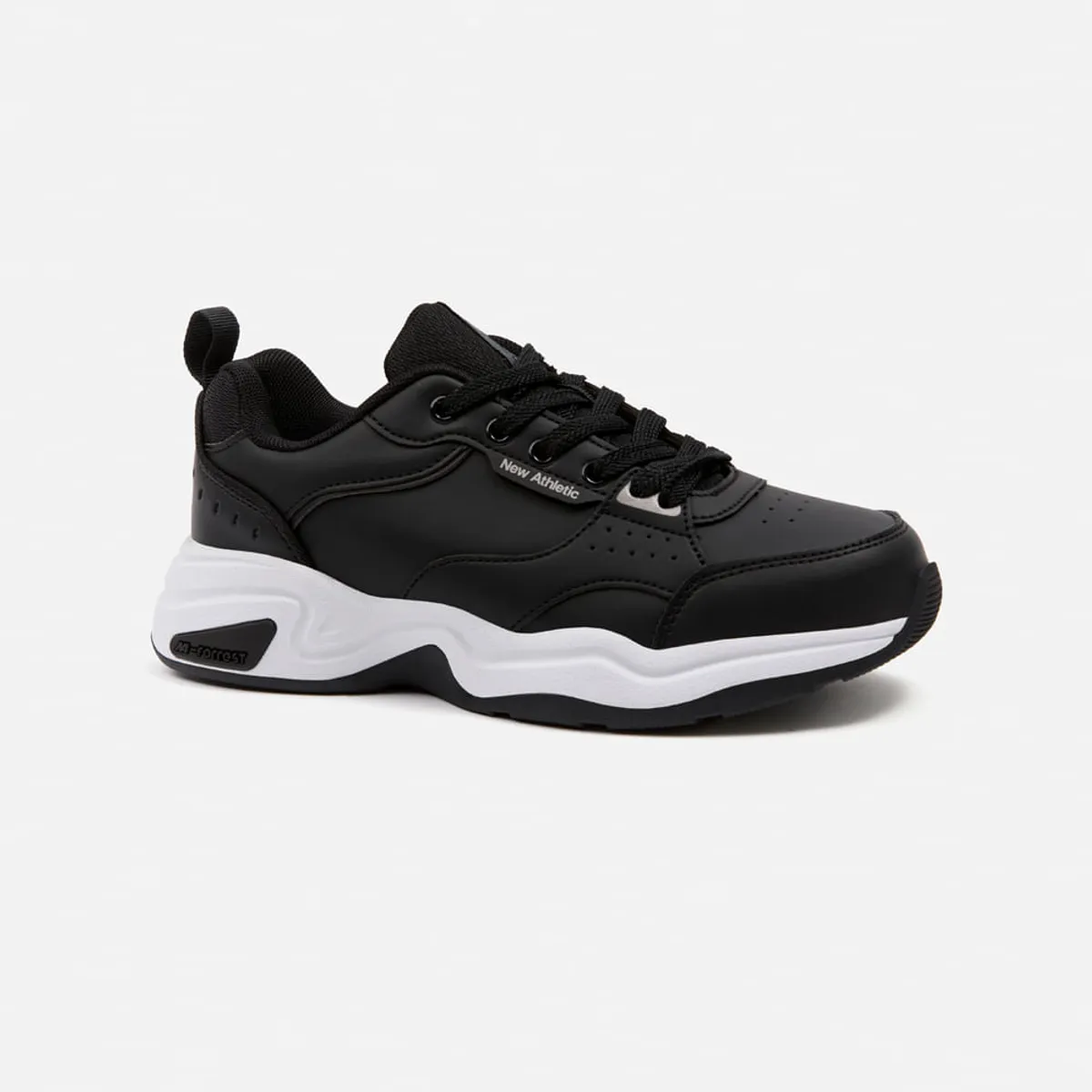 NEW ATHLETIC - Zapatillas New Athletic Tennis Forrest29 Negro Con Blanco Mujer