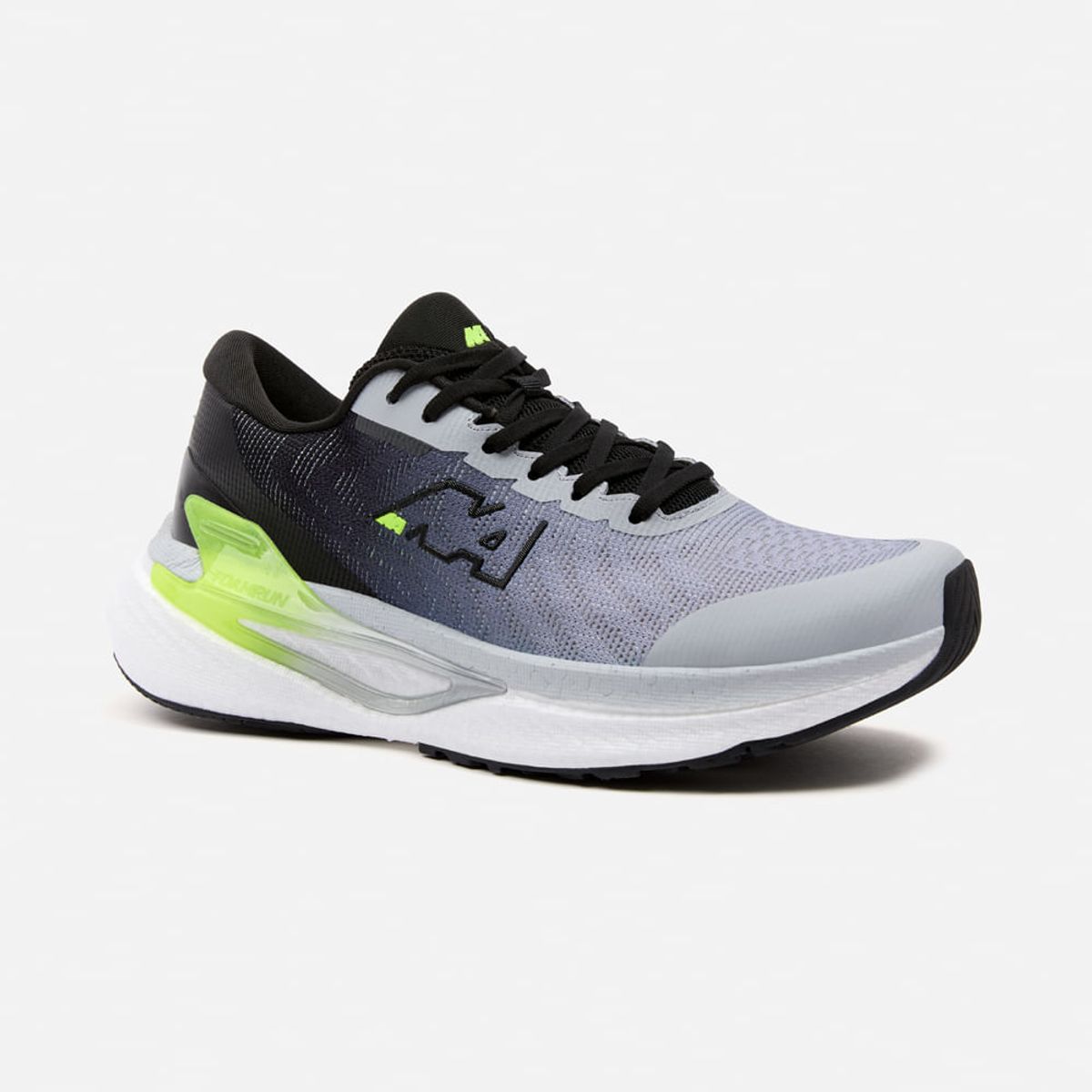 NEW ATHLETIC - Zapatillas New Athletic Running Foam114 Gris Con Verde Hombre
