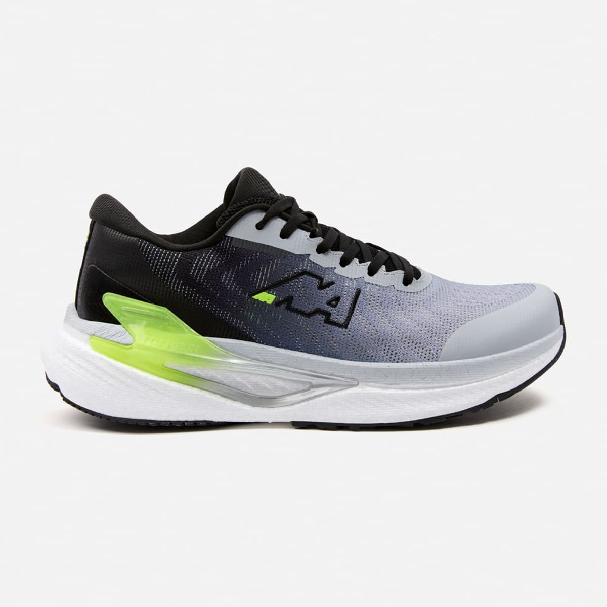 NEW ATHLETIC - Zapatillas New Athletic Running Foam114 Gris Con Verde Hombre