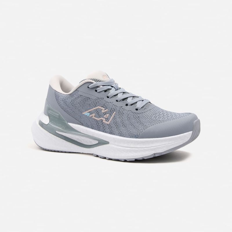 NEW ATHLETIC - Zapatillas New Athletic Running Foam114 Gris Con Rosado Mujer