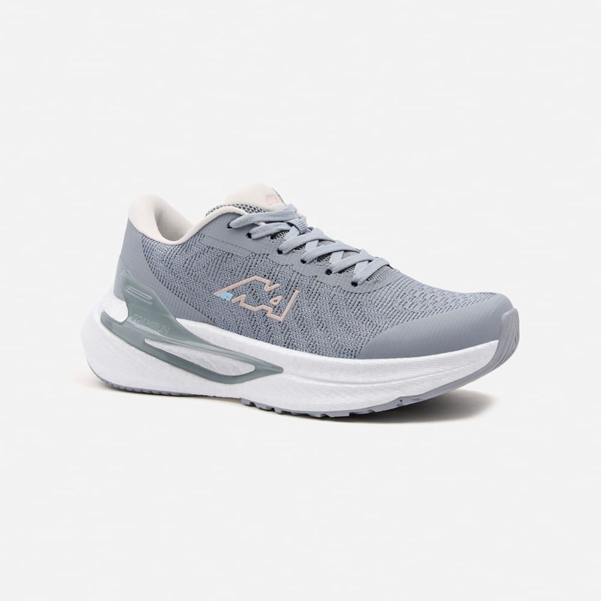 NEW ATHLETIC - Zapatillas New Athletic Running Foam114 Gris Con Rosado Mujer