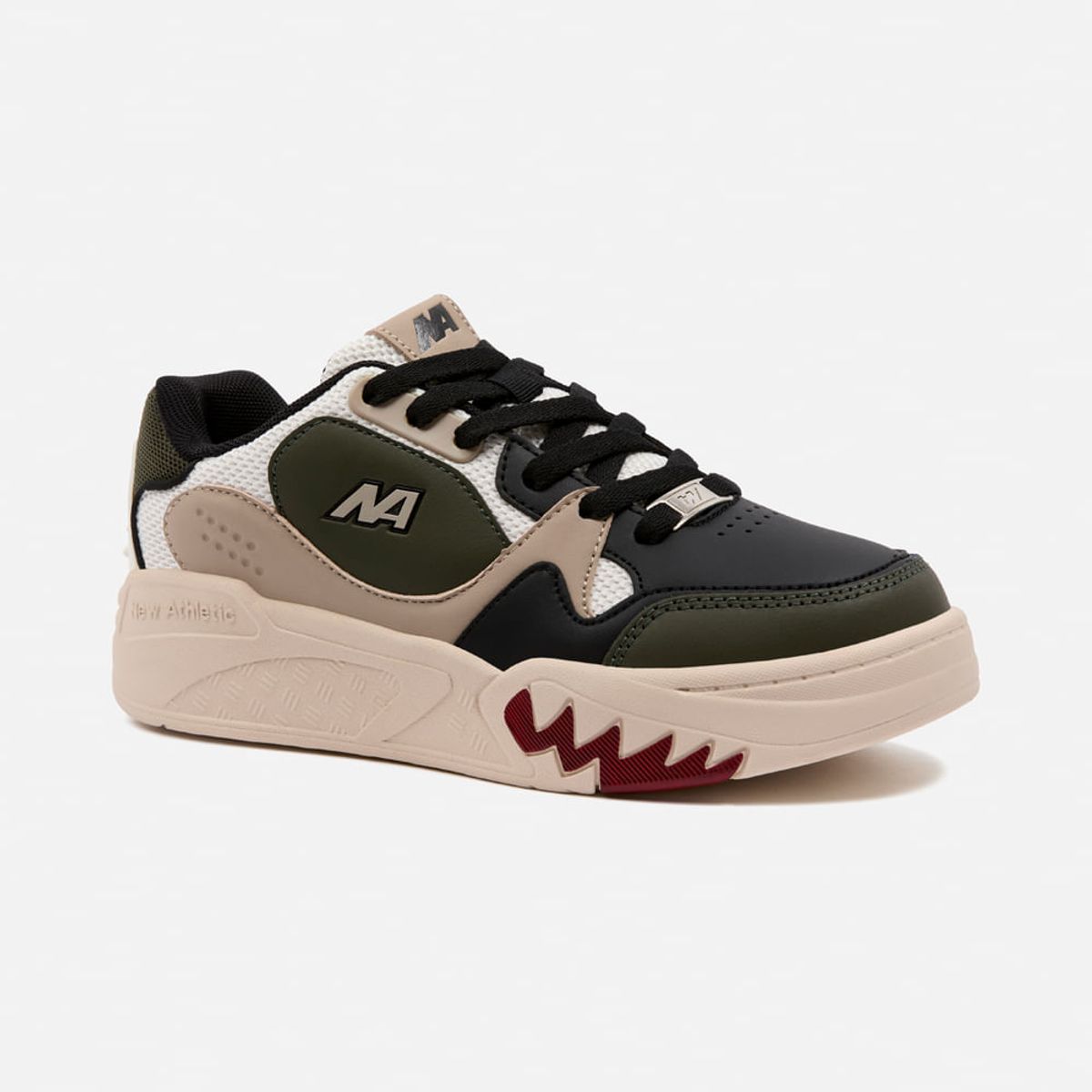 NEW ATHLETIC - Zapatillas New Athletic Skateboarding Kuel103 Beige Con Negro Hombre