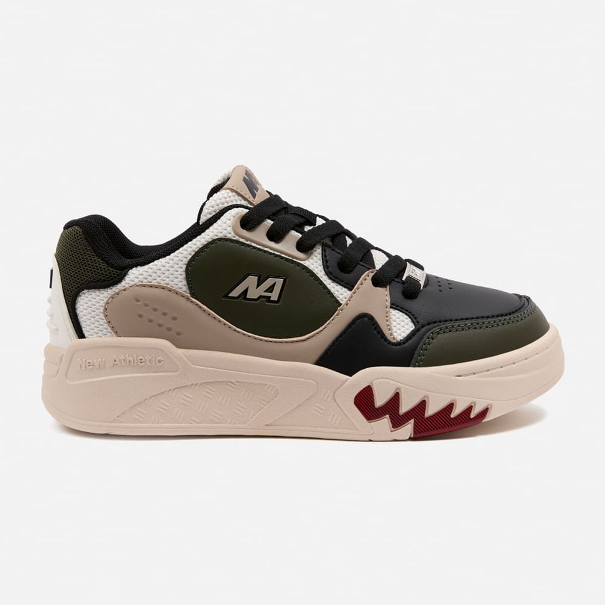 NEW ATHLETIC - Zapatillas New Athletic Skateboarding Kuel103 Beige Con Negro Hombre