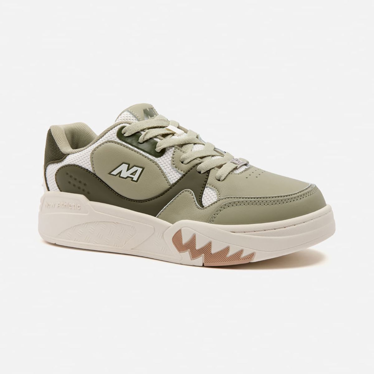 NEW ATHLETIC - Zapatillas New Athletic Skateboarding Kuel103 Beige Con Verde Hombre
