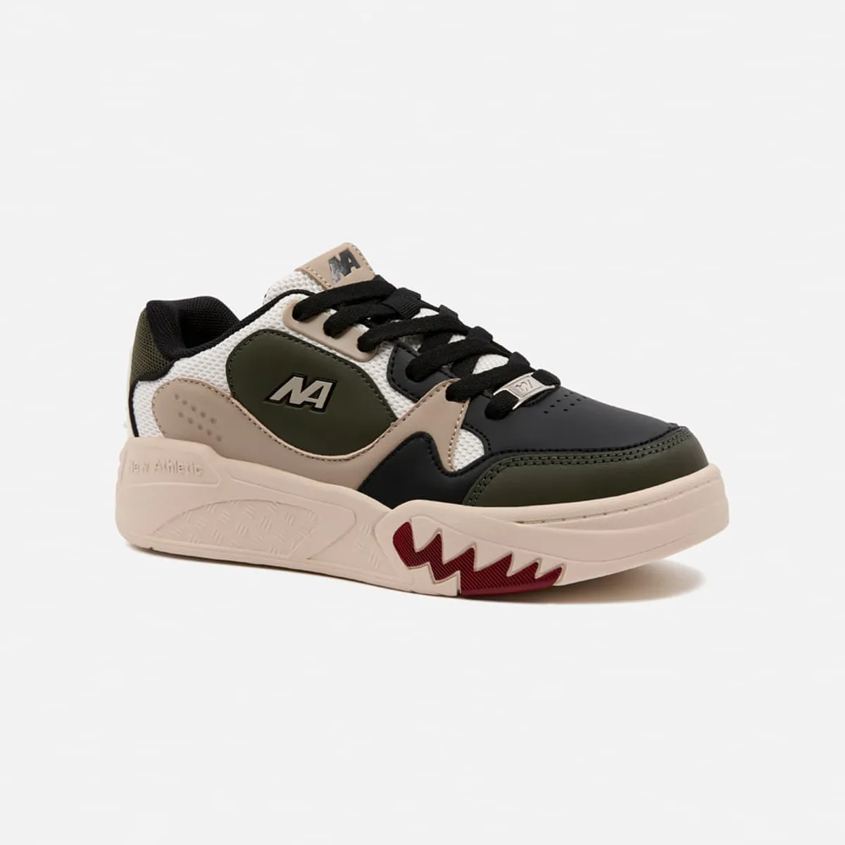 NEW ATHLETIC - Zapatillas New Athletic Skateboarding Kuel103 Beige Con Negro Mujer