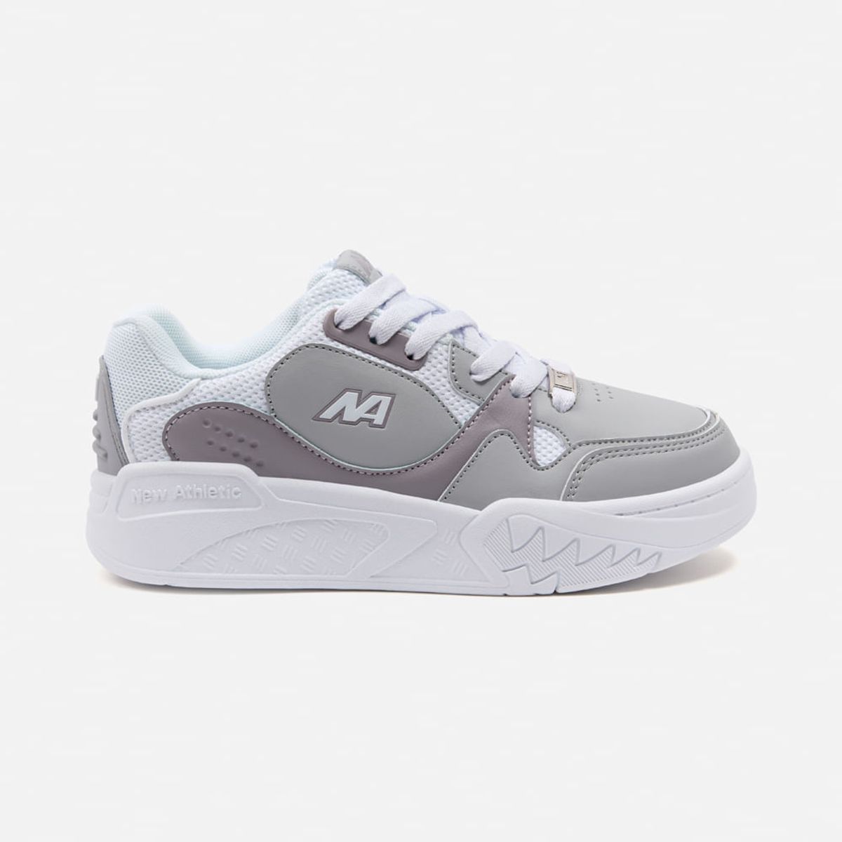 NEW ATHLETIC - Zapatillas New Athletic Skateboarding Kuel103 Gris Con Blanco Mujer