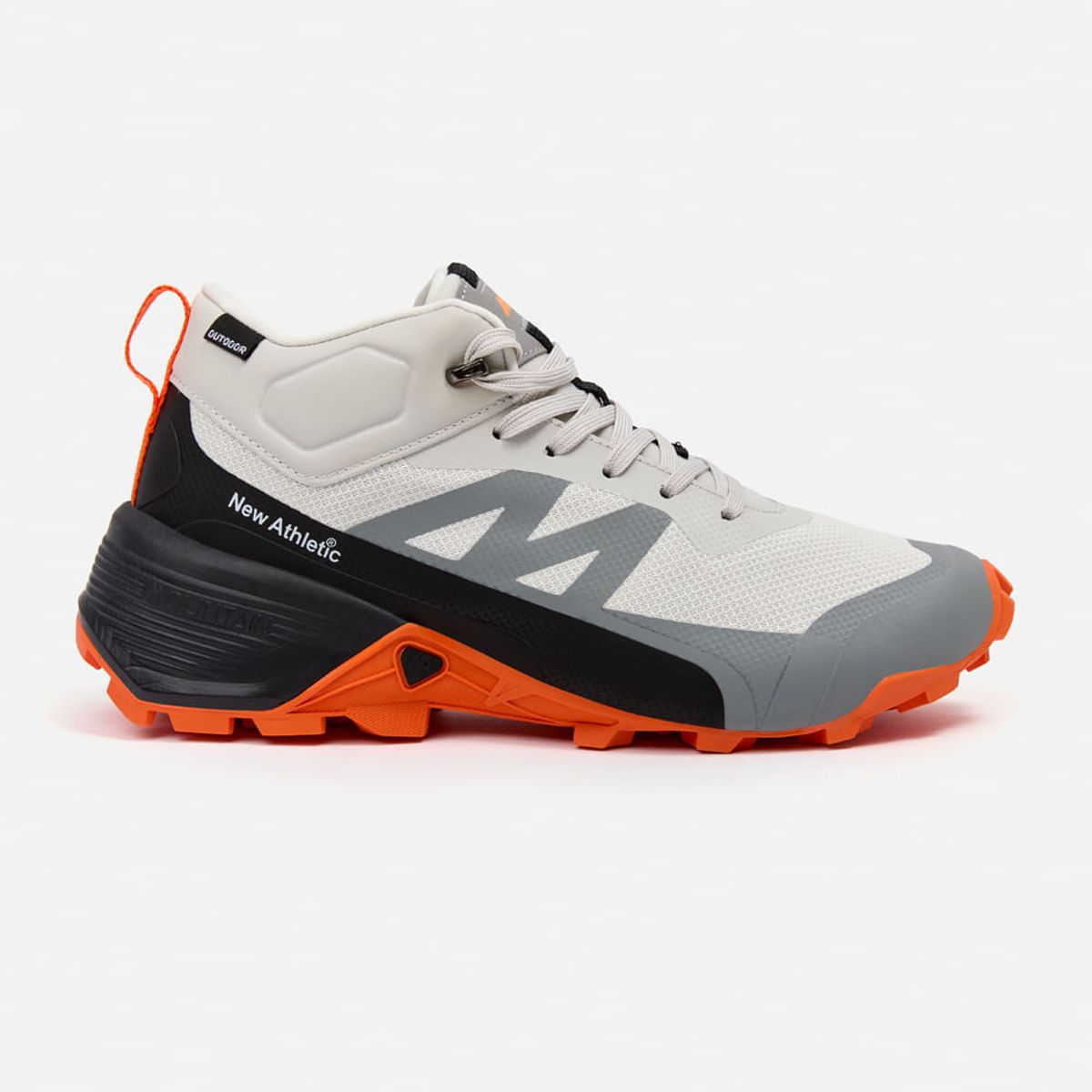 NEW ATHLETIC - Zapatillas New Athletic Outdoor Mountain64 Gris Con Naranja Hombre