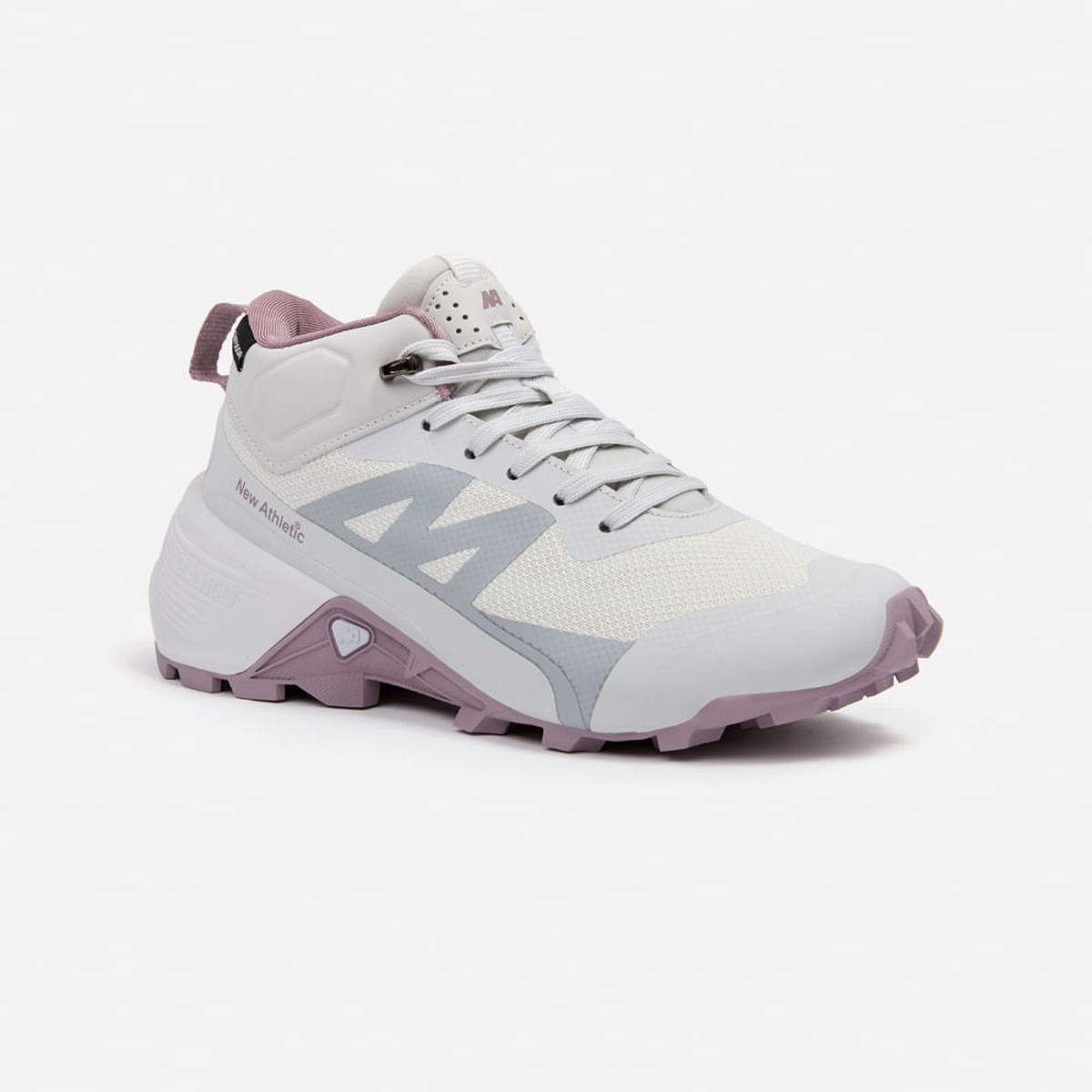 NEW ATHLETIC - Zapatillas New Athletic Outdoor Mountain64 Gris Con Uva Mujer