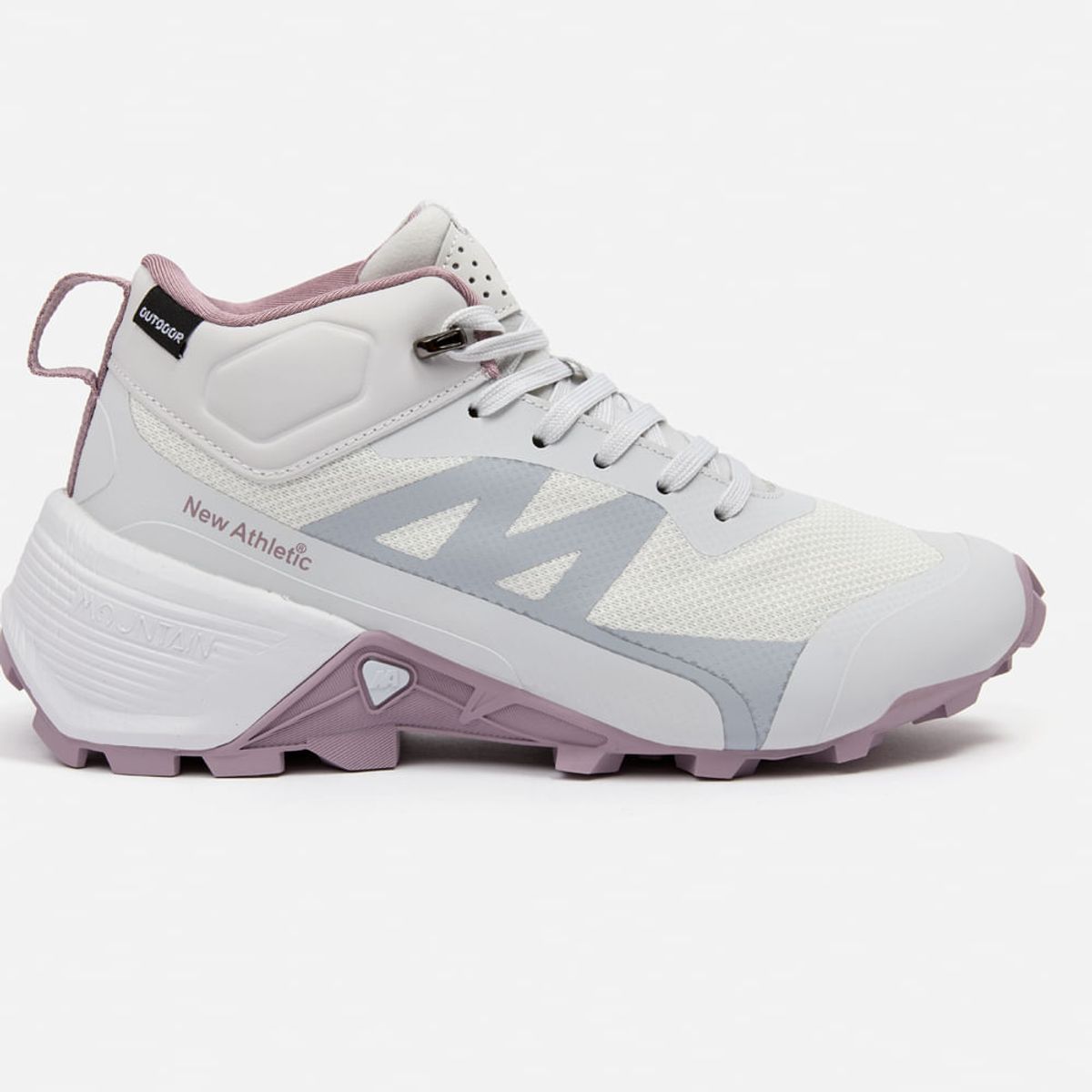 NEW ATHLETIC - Zapatillas New Athletic Outdoor Mountain64 Gris Con Uva Mujer