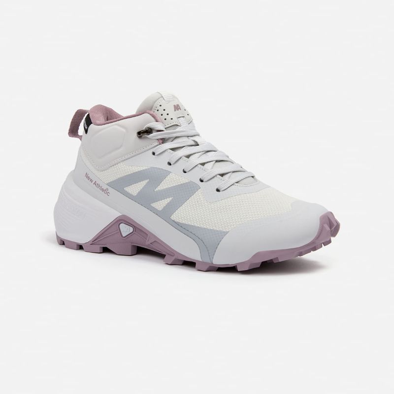 NEW ATHLETIC - Zapatillas New Athletic Outdoor Mountain64 Gris Con Uva Mujer