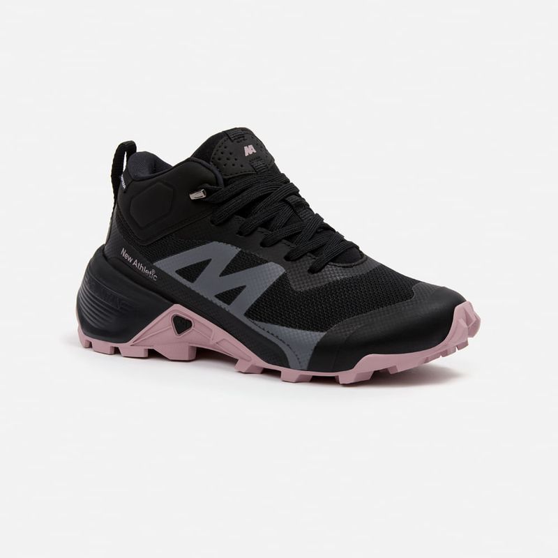 NEW ATHLETIC - Zapatillas New Athletic Outdoor Mountain64 Negro Con Uva Mujer