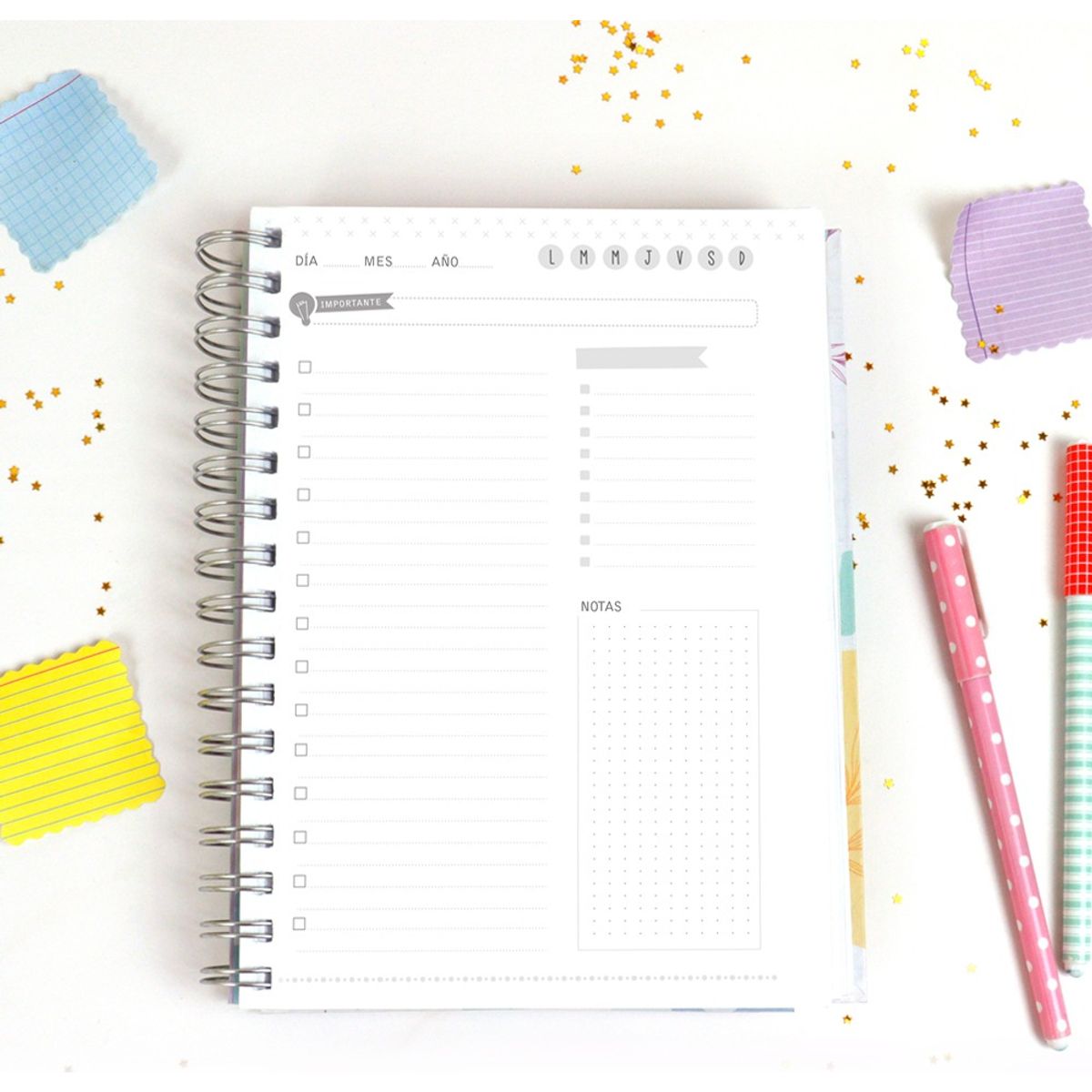 GENERICO - Planner Diario Feliz Impresión Con todo