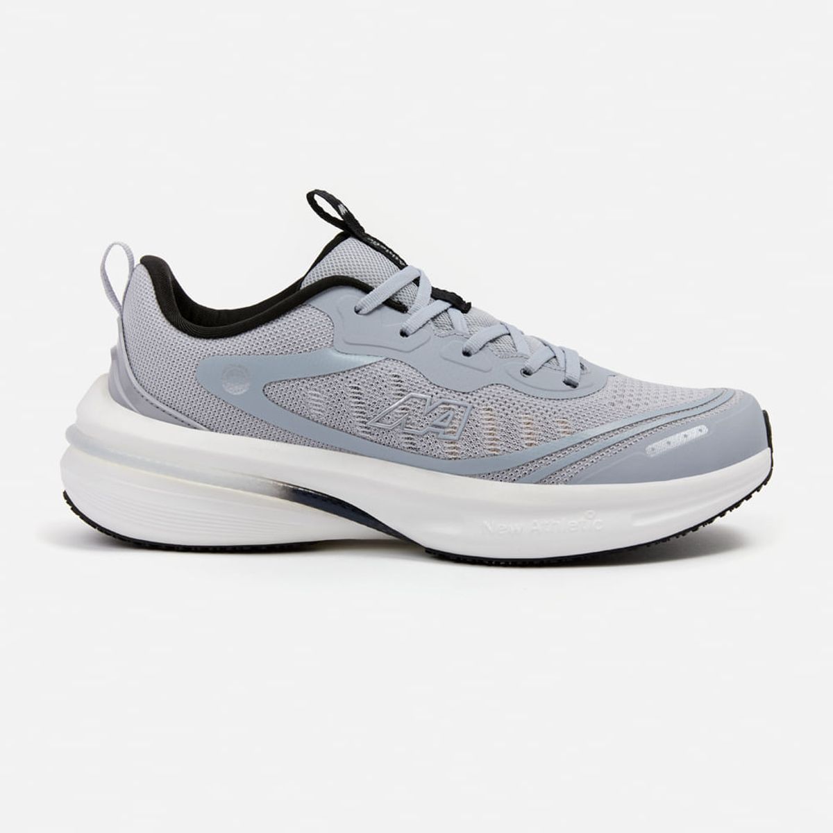 NEW ATHLETIC - Zapatillas New Athletic Running Spoom131 Gris Con Negro Hombre