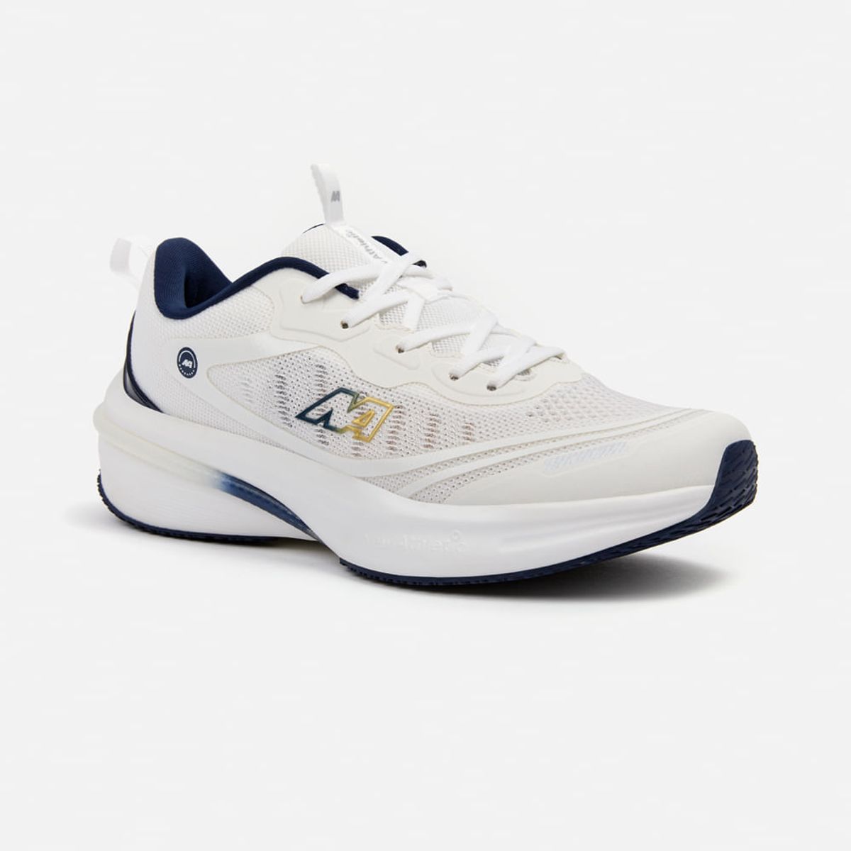 NEW ATHLETIC - Zapatillas New Athletic Running Spoom131 Crema Con Azul Oscuro Hombre