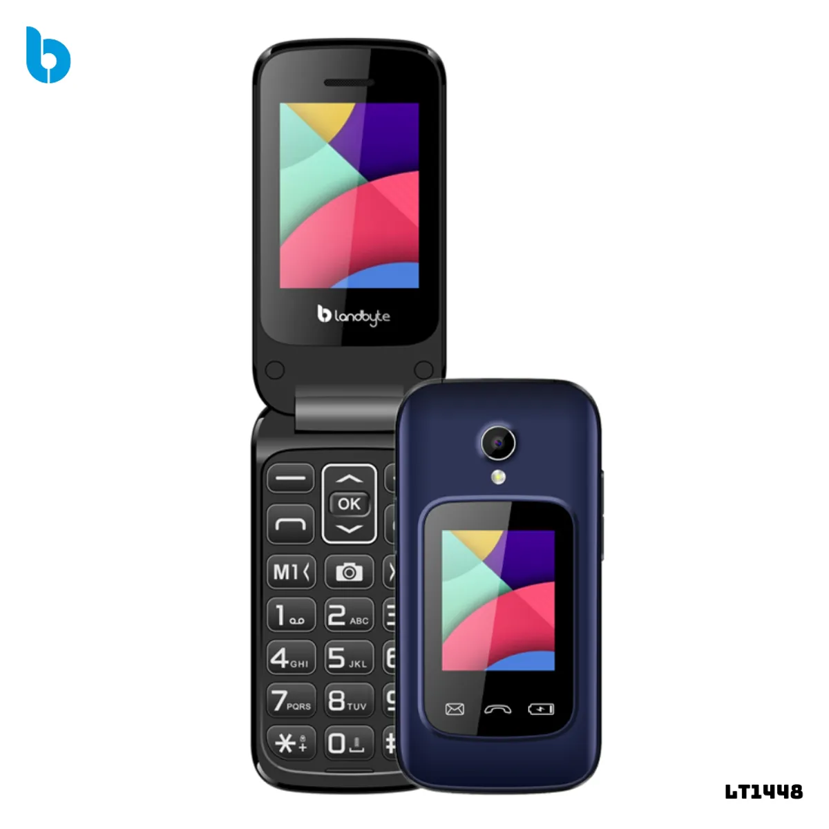 LANDBYTE - CELULAR BASICO LANDBYTE LT1448 4G DUAL SIM - AZUL