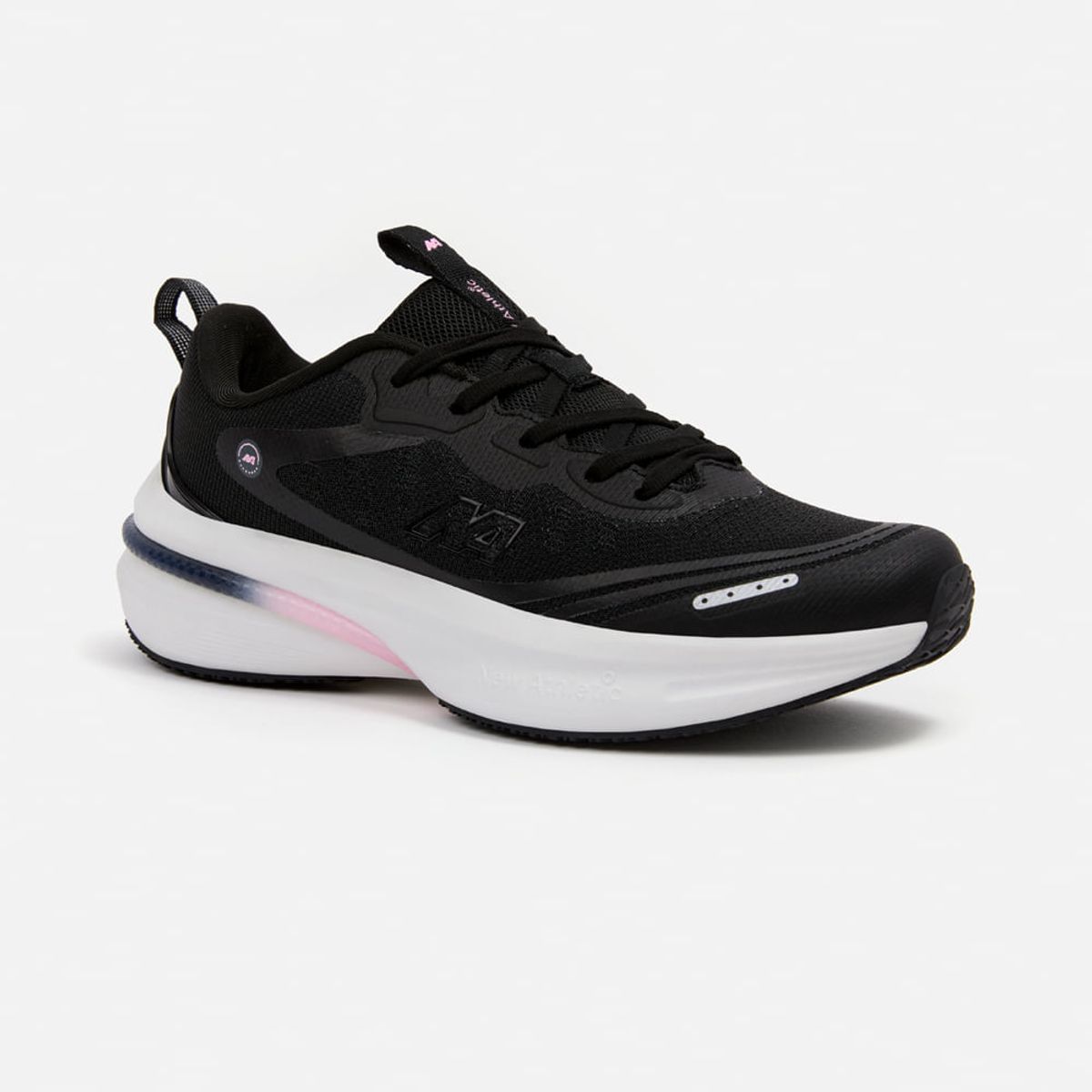 NEW ATHLETIC - Zapatillas New Athletic Running Spoom131 Negro Con Rosado Mujer