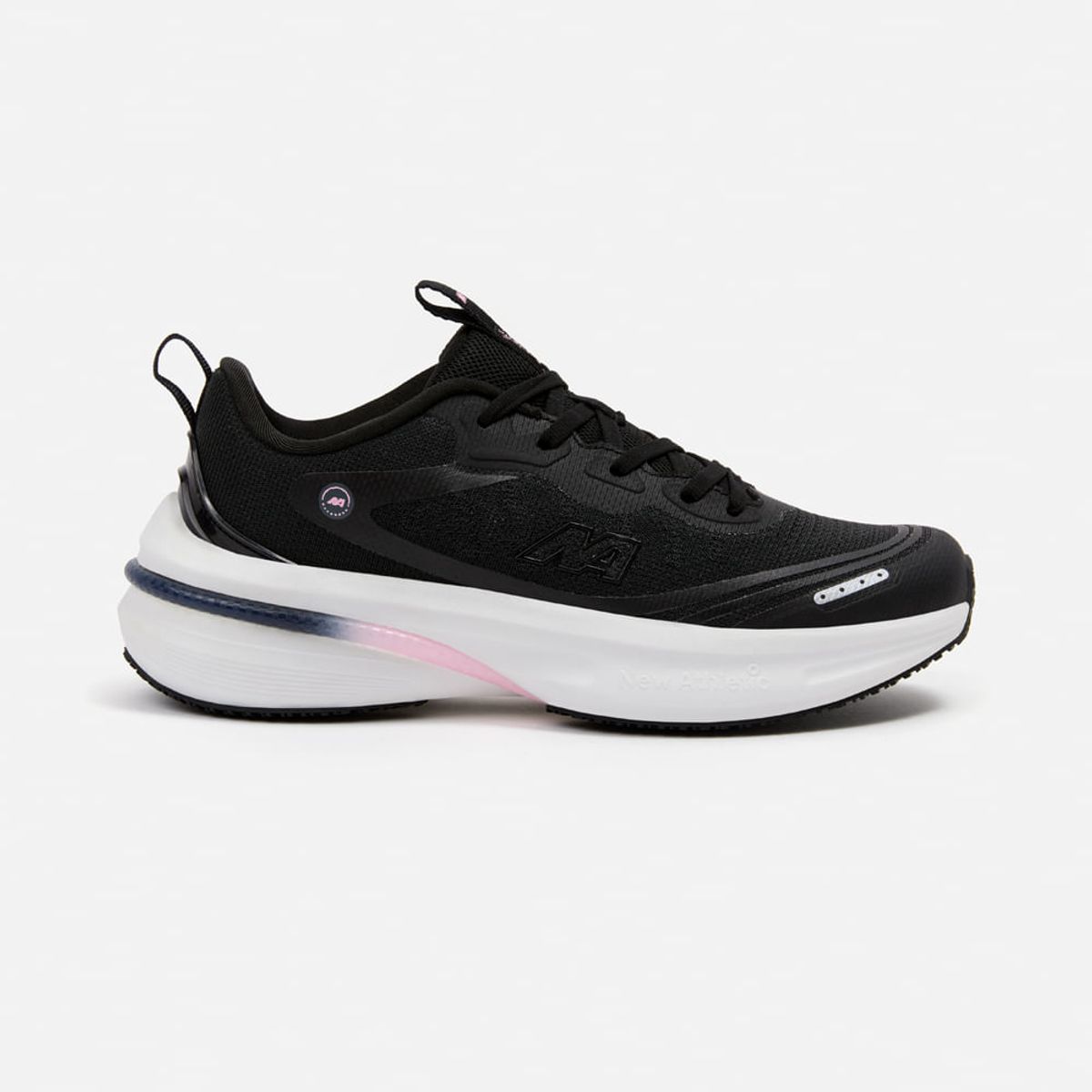 NEW ATHLETIC - Zapatillas New Athletic Running Spoom131 Negro Con Rosado Mujer
