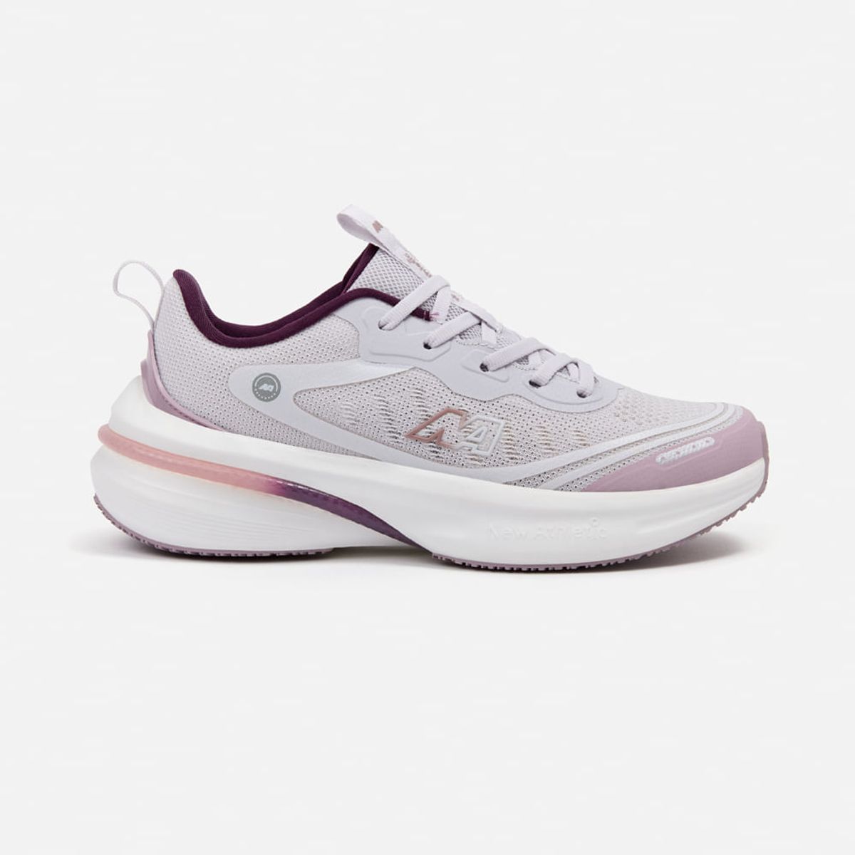 NEW ATHLETIC - Zapatillas New Athletic Running Spoom131 Gris Con Lila Mujer
