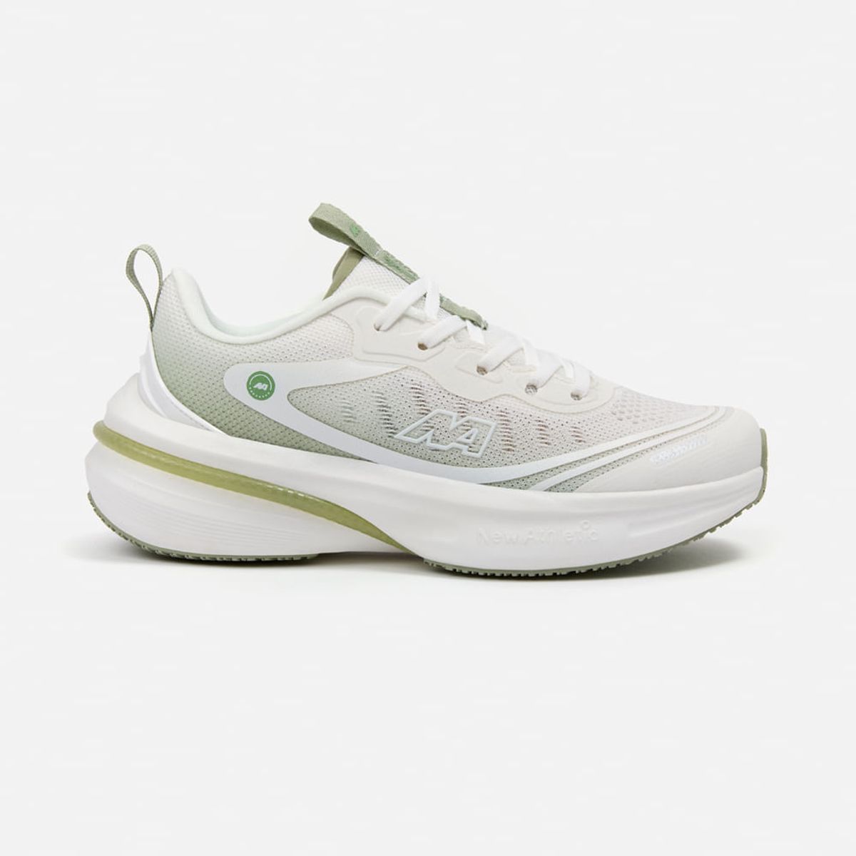 NEW ATHLETIC - Zapatillas New Athletic Running Spoom131 Crema Con Verde Claro Mujer