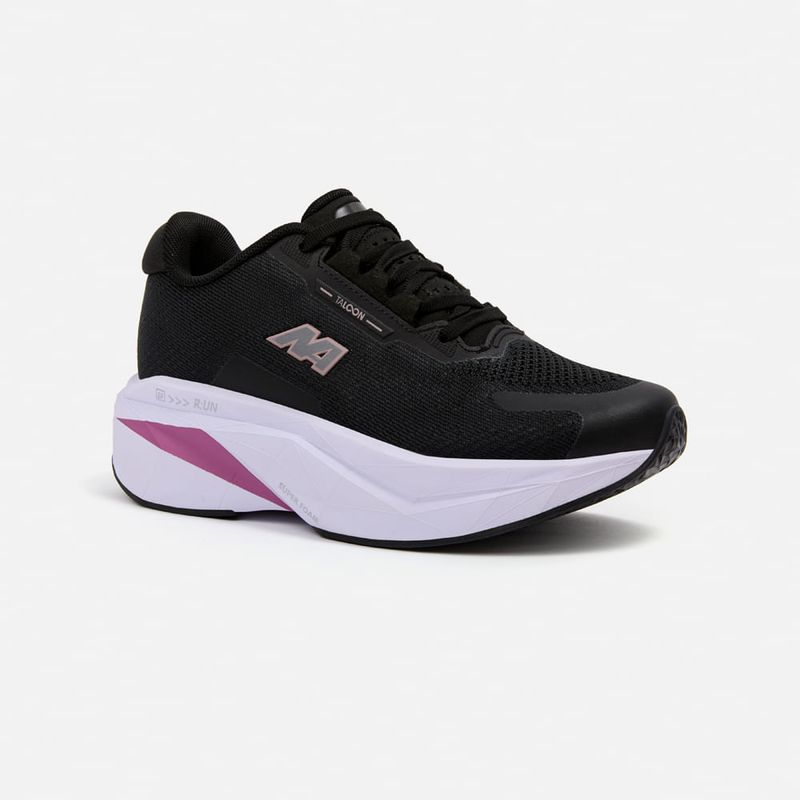 NEW ATHLETIC - Zapatillas New Athletic Running Foam150 Negro Con Morado Mujer