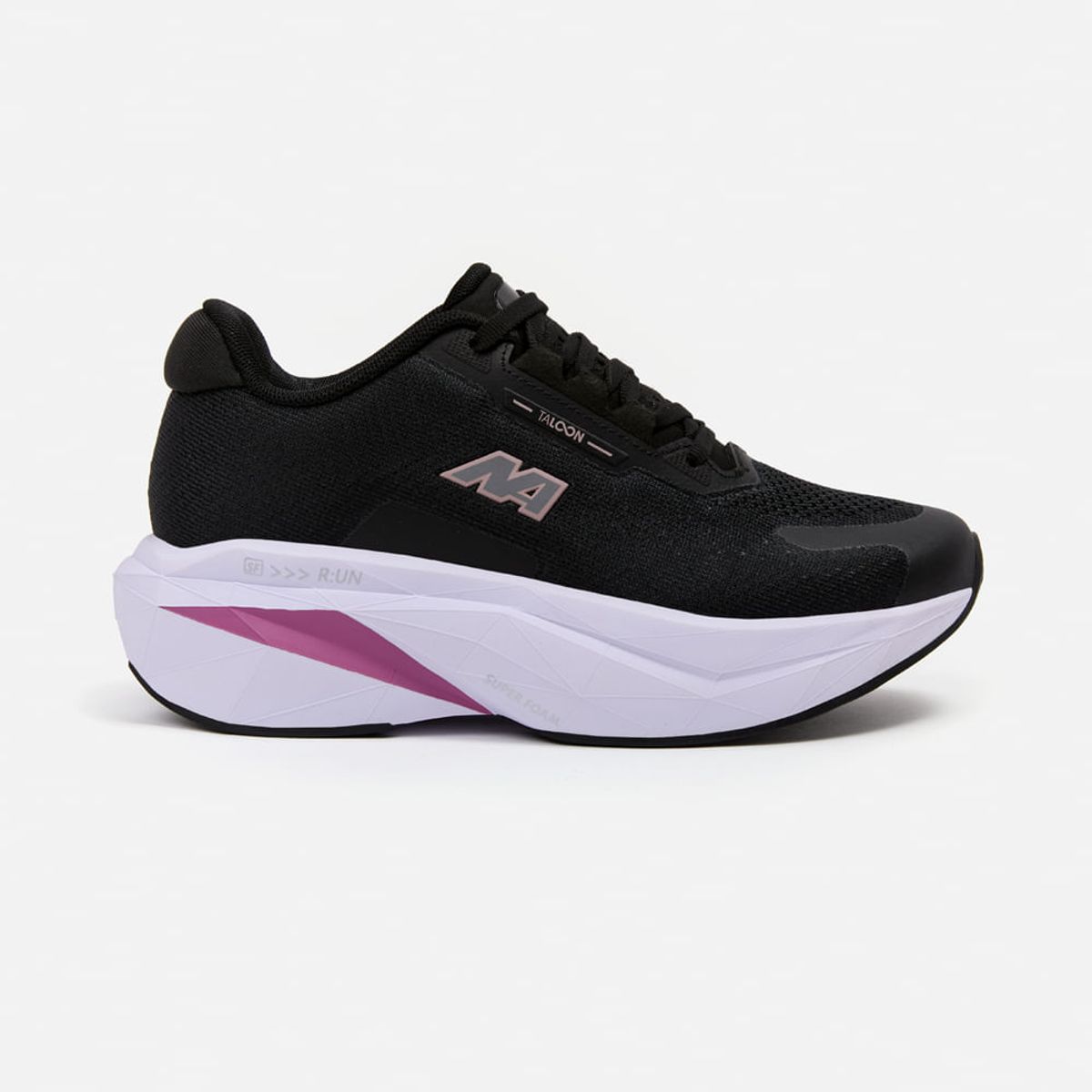 NEW ATHLETIC - Zapatillas New Athletic Running Foam150 Negro Con Morado Mujer