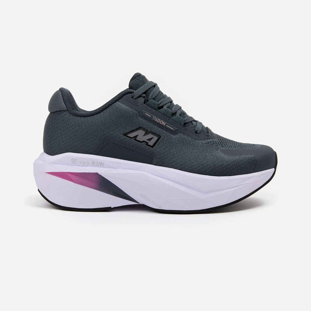 NEW ATHLETIC - Zapatillas New Athletic Running Foam150 Plomo Con Morado Mujer