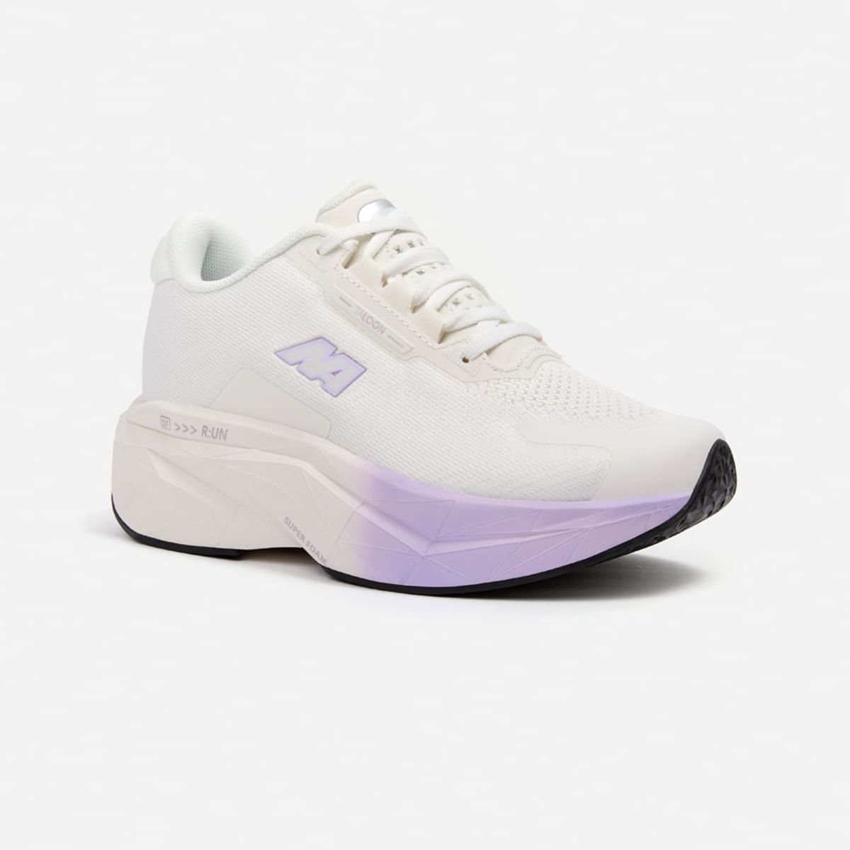 NEW ATHLETIC - Zapatillas New Athletic Running Foam150 Crema Con Lila Mujer