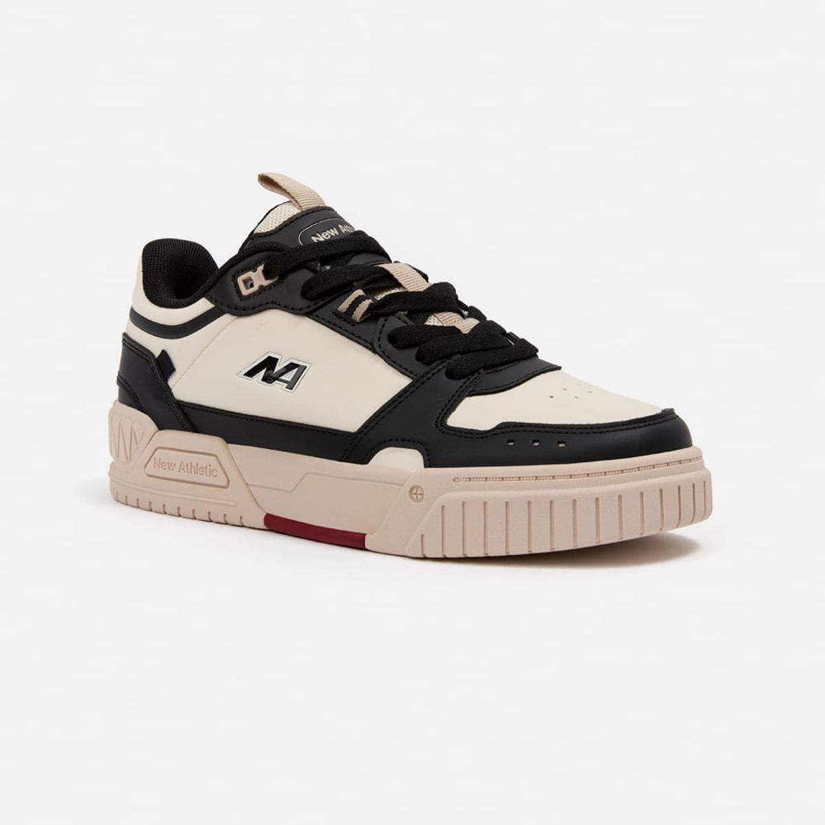 NEW ATHLETIC - Zapatillas New Athletic Skateboarding Square98 Beige Con Negro Mujer