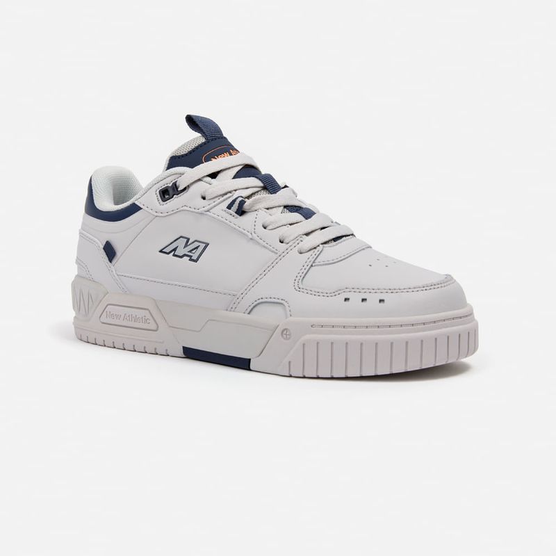 NEW ATHLETIC - Zapatillas New Athletic Skateboarding Square98 Gris Con Azul Oscuro Mujer