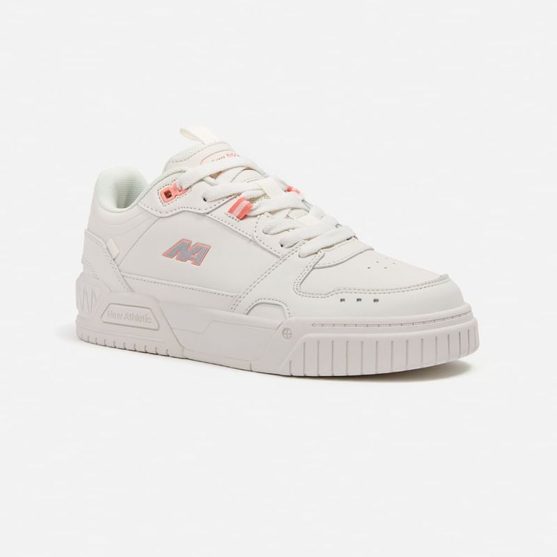 NEW ATHLETIC - Zapatillas New Athletic Skateboarding Square98 Crema Con Coral Mujer