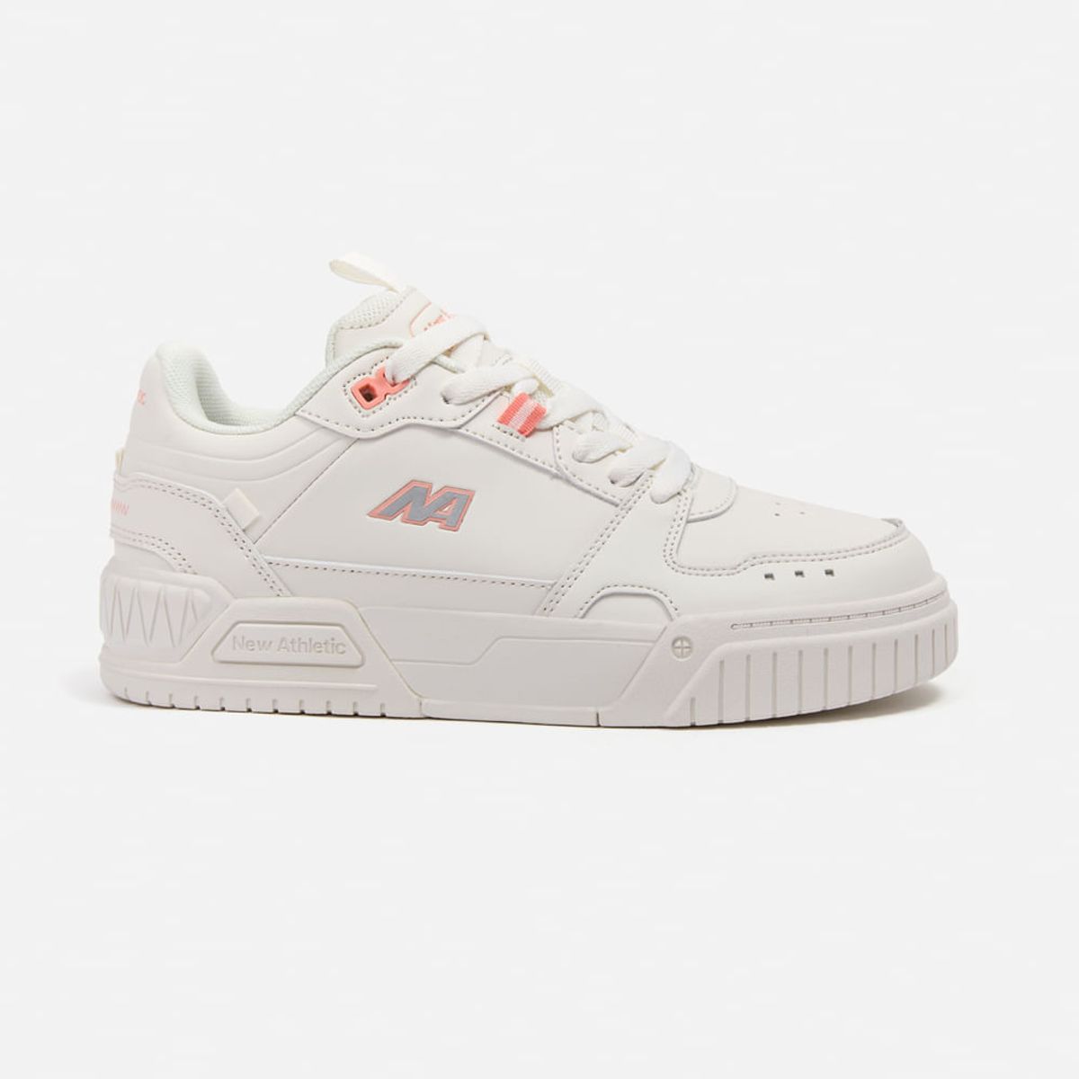 NEW ATHLETIC - Zapatillas New Athletic Skateboarding Square98 Crema Con Coral Mujer